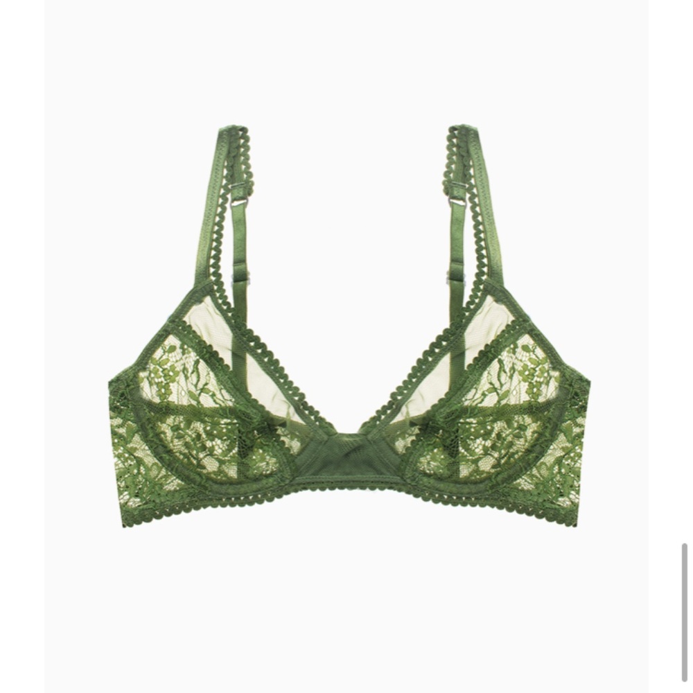NWOT Green LONELY LABEL bra